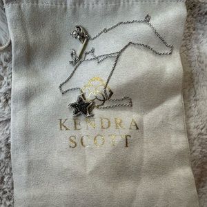 Kendra Scott silver star crystal necklace